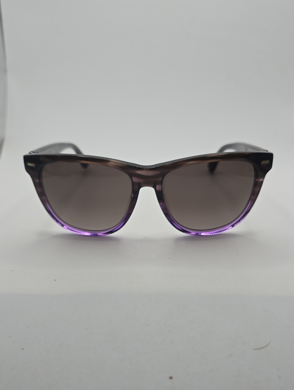 Bobbi Brown The Emerson Brown and Purple Gradient Wayfarer Sunglasses